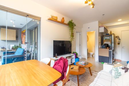 Sala/Cozinha de apartamento para alugar com 1 quarto, 45m² em Pinheiros, São Paulo