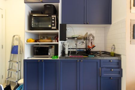 Sala/Cozinha de apartamento para alugar com 1 quarto, 45m² em Pinheiros, São Paulo