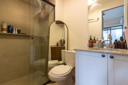 Apartamento à venda com 45m², 1 quarto e 1 vaga Apartamento à venda com 45m², 1 quarto e 1 vagaBanheiro da Suíte