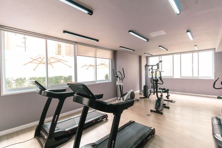 Apartamento para alugar com 35m², 1 quarto e sem vaga Apartamento para alugar com 35m², 1 quarto e sem vagaÁrea comum - Academia