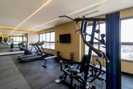 Studio para alugar com 28m², 0 quarto e sem vaga Studio para alugar com 28m², 0 quarto e sem vagaArea Comum - Academia