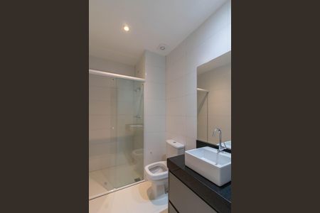 Studio para alugar com 28m², 0 quarto e sem vaga Studio para alugar com 28m², 0 quarto e sem vagaBanheiro