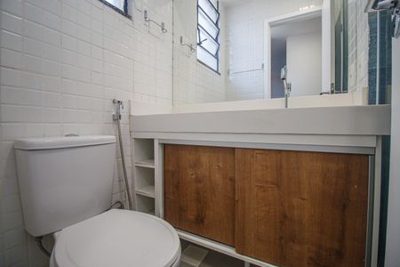 Banheiro de apartamento para alugar com 1 quarto, 31m² em Santo Cristo, Rio de Janeiro