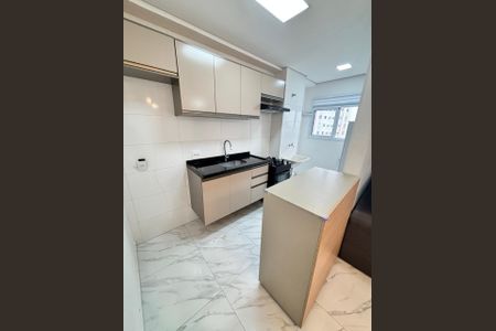 Cozinha de apartamento para alugar com 2 quartos, 47m² em Castelo, Santos