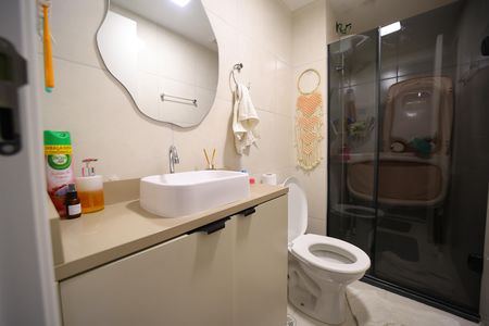 Banheiro de apartamento para alugar com 1 quarto, 24m² em Jardim America da Penha, São Paulo