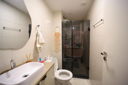 Banheiro de apartamento para alugar com 1 quarto, 24m² em Jardim America da Penha, São Paulo