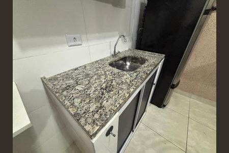 Cozinha de apartamento para alugar com 1 quarto, 20m² em Vila Nhocuné, São Paulo