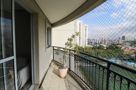 Varanda da Sala de apartamento para alugar com 3 quartos, 90m² em Vila Lageado, São Paulo