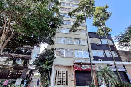 Studio para alugar com 42m², 1 quarto e sem vaga Studio para alugar com 42m², 1 quarto e sem vagaFachada - Plaquinha