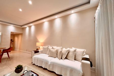 Sala  de apartamento para alugar com 3 quartos, 130m² em Leblon, Rio de Janeiro