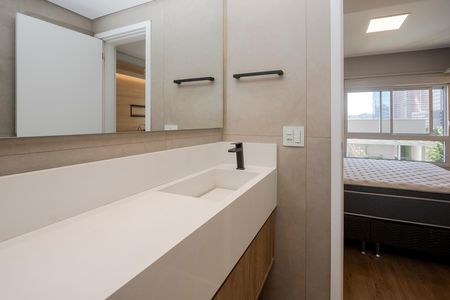 Apartamento para alugar com 140m², 3 quartos e 2 vagasBanheiro da Suíte 1