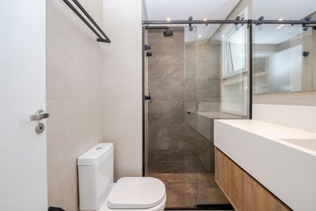 Apartamento para alugar com 140m², 3 quartos e 2 vagasBanheiro da Suíte 1