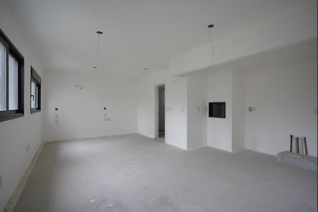 Sala - quarto e cozinha de kitnet/studio à venda com 1 quarto, 44m² em Auxiliadora, Porto Alegre
