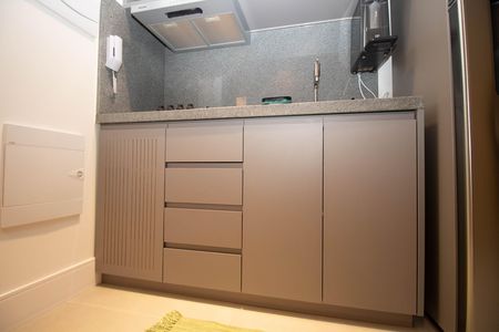 Apartamento à venda com 40m², 1 quarto e sem vaga Apartamento à venda com 40m², 1 quarto e sem vagaCozinha e Área de Serviço