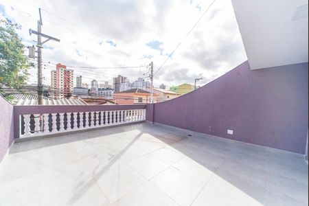 Varanda da Sala de casa à venda com 4 quartos, 198m² em Vila Floresta, Santo André