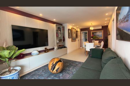Sala de apartamento à venda com 3 quartos, 112m² em Barra da Tijuca, Rio de Janeiro