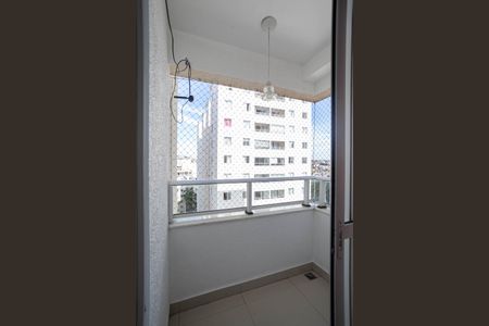 Varanda da sala de apartamento para alugar com 2 quartos, 69m² em Planalto, Belo Horizonte