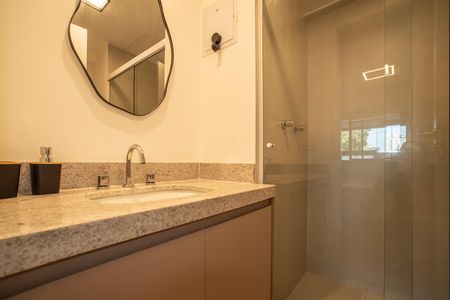 Apartamento para alugar com 40m², 1 quarto e sem vaga Apartamento para alugar com 40m², 1 quarto e sem vagaBanheiro da Suíte