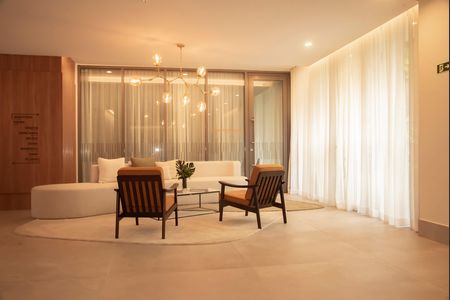 Apartamento para alugar com 40m², 1 quarto e sem vagaHall social