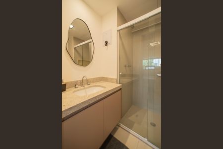 Apartamento para alugar com 40m², 1 quarto e sem vaga Apartamento para alugar com 40m², 1 quarto e sem vagaBanheiro da Suíte