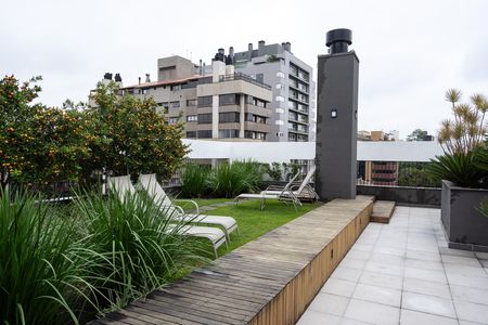 Área comum - Churrasqueira de apartamento à venda com 1 quarto, 41m² em Auxiliadora, Porto Alegre
