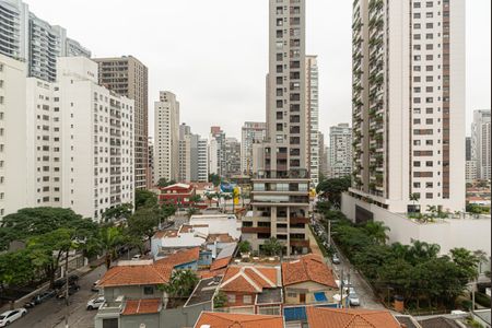 Vista do Quarto de kitnet/studio para alugar com 1 quarto, 25m² em Santo Amaro, São Paulo