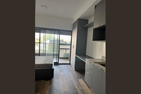 Sala/Quarto de apartamento para alugar com 1 quarto, 21m² em Indianópolis, São Paulo