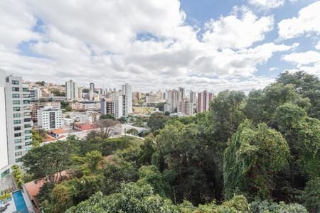Vista da Varanda da Suíte 1 de apartamento à venda com 4 quartos, 172m² em Sion, Belo Horizonte