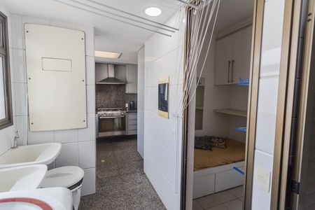Área de Serviço de apartamento à venda com 4 quartos, 172m² em Sion, Belo Horizonte