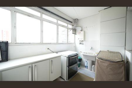 Área de Serviço de apartamento à venda com 3 quartos, 176m² em Vila Bastos, Santo André
