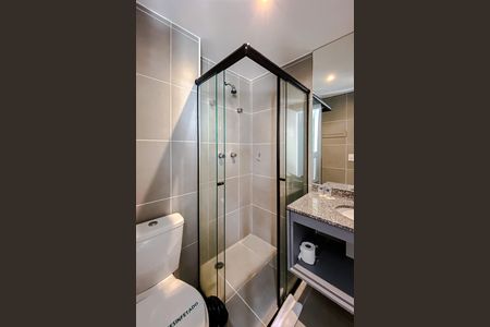 Studio para alugar com 30m², 1 quarto e sem vaga Studio para alugar com 30m², 1 quarto e sem vagaBanheiro