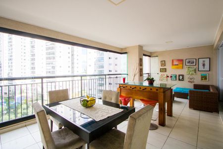 Varanda gourmet de apartamento à venda com 3 quartos, 236m² em Vila Gilda, Santo André