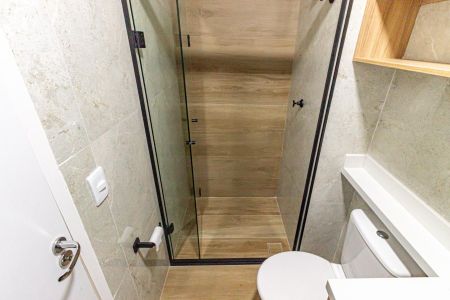 Apartamento para alugar com 27m², 1 quarto e sem vaga Apartamento para alugar com 27m², 1 quarto e sem vagaBanheiro