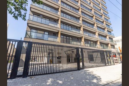 Apartamento para alugar com 34m², 1 quarto e 1 vaga Apartamento para alugar com 34m², 1 quarto e 1 vagaFachada