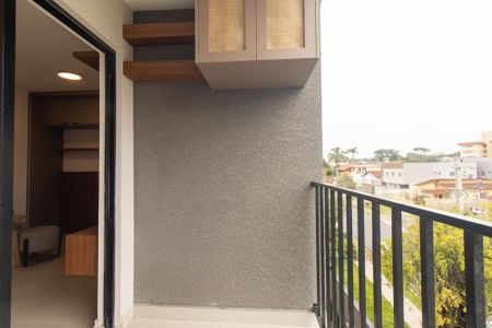 Varanda da Sala de kitnet/studio para alugar com 1 quarto, 23m² em Novo Mundo, Curitiba