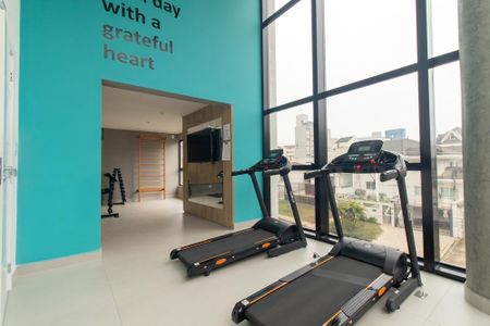 Studio para alugar com 23m², 1 quarto e 1 vaga Studio para alugar com 23m², 1 quarto e 1 vagaÁrea comum - Academia
