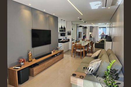 Sala  de apartamento à venda com 2 quartos, 64m² em Grajaú, Belo Horizonte