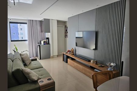 Sala de apartamento à venda com 2 quartos, 64m² em Grajaú, Belo Horizonte