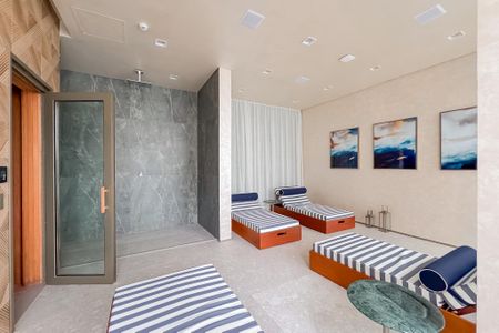 Apartamento à venda com 48m², 1 quarto e 1 vaga Apartamento à venda com 48m², 1 quarto e 1 vagaSpa e Sauna
