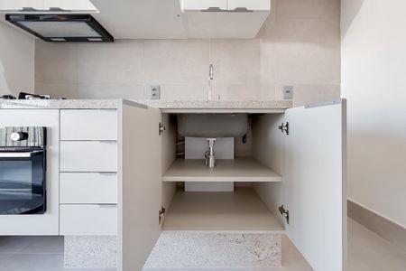 Apartamento à venda com 48m², 1 quarto e 1 vaga Apartamento à venda com 48m², 1 quarto e 1 vagaCozinha - Armários