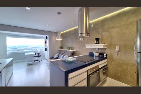 Sala/Cozinha de apartamento para alugar com 1 quarto, 50m² em Parque Industrial Tomas Edson, São Paulo