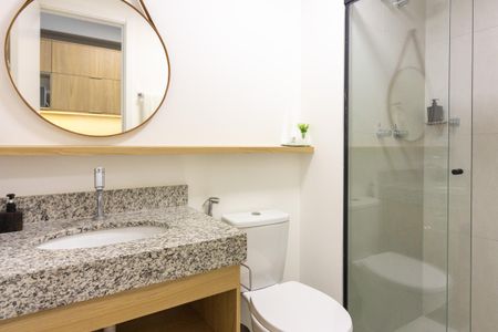 Studio para alugar com 37m², 1 quarto e sem vagaBanheiro