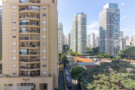 Vista da Sacada de kitnet/studio para alugar com 1 quarto, 37m² em Vila Nova Conceição, São Paulo
