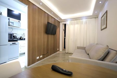 Sala de apartamento à venda com 3 quartos, 63m² em Vila Homero Thon, Santo André
