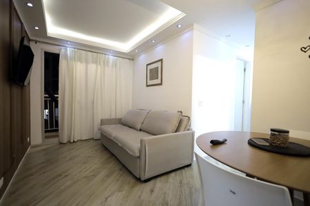 Sala de apartamento à venda com 3 quartos, 63m² em Vila Homero Thon, Santo André