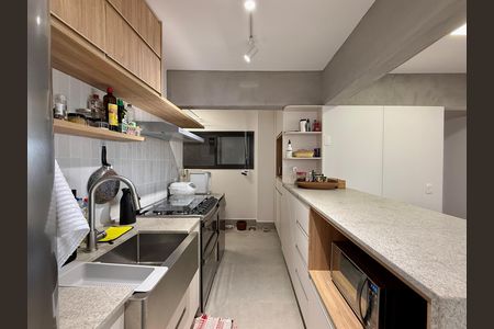 Cozinha de apartamento à venda com 2 quartos, 80m² em Brooklin, São Paulo