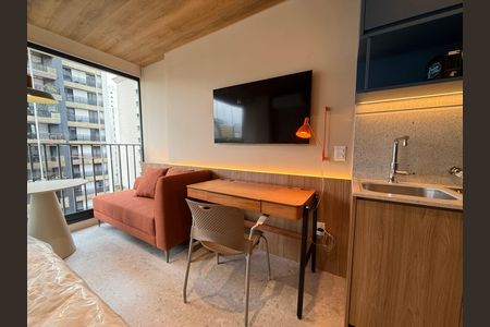 Studio para alugar com 24m², 1 quarto e sem vaga