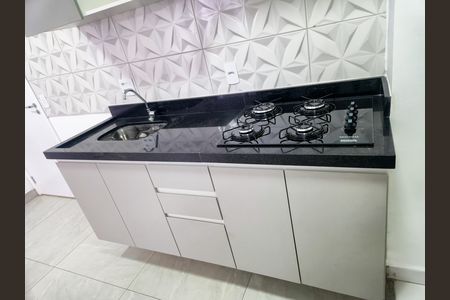 Sala/Cozinha - Armários de apartamento para alugar com 2 quartos, 33m² em Campos Elíseos, São Paulo