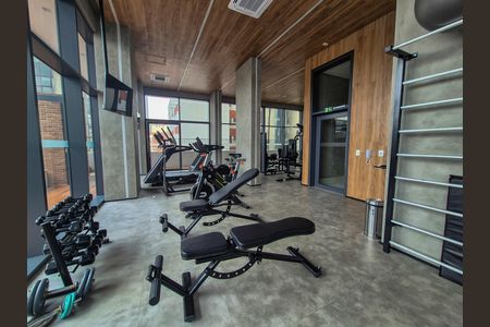 Apartamento para alugar com 37m², 1 quarto e 1 vaga Apartamento para alugar com 37m², 1 quarto e 1 vagaAcademia