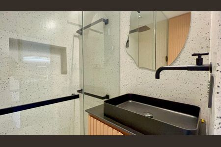 Studio para alugar com 25m², 1 quarto e sem vaga Studio para alugar com 25m², 1 quarto e sem vagaBanheiro